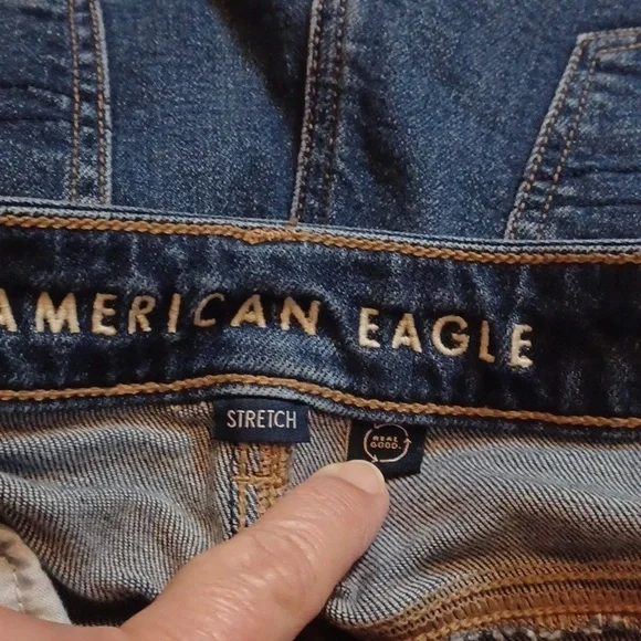 American Eagle Stretch MOM JEAN Sz.10Long. L-29". R-11".W-29". EUC! - Picture 7 of 13